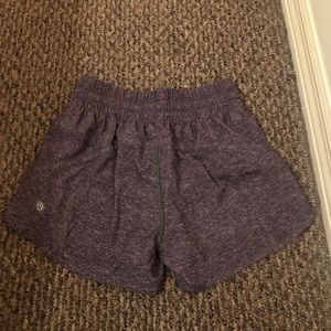 Gray Lululemon tracker shorts